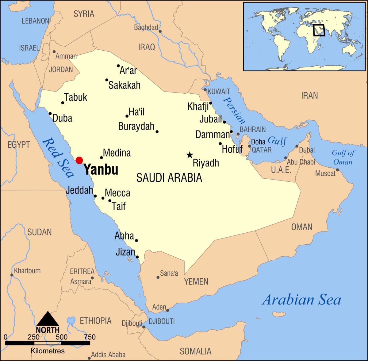 yanbu KSA ਨਕਸ਼ਾ