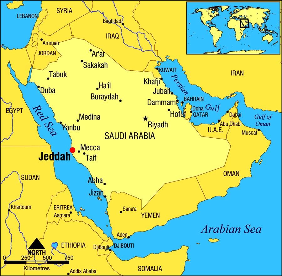 jeddah KSA ਨਕਸ਼ਾ