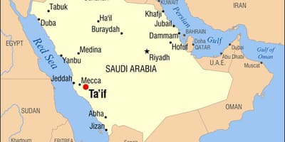 ਸਾਊਦੀ ਅਰਬ ਦੇ ਸ਼ਹਿਰ taif ਨਕਸ਼ਾ