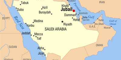 Jubail KSA ਨਕਸ਼ਾ