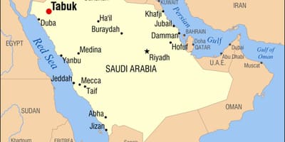Tabuk KSA ਨਕਸ਼ਾ